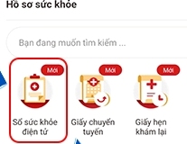 Hướng dẫn truy cập sổ sức khỏe điện tử trên VNeID